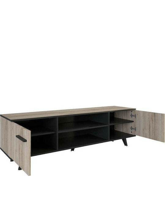 Έπιπλο Τηλεόρασης Valdo Μπεζ Μ151.40xΠ39.30xΥ46.20cm