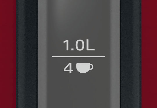 Bosch Designline Електрическа Кана 1.7л 2400W Червена