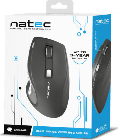 Natec Jaguar Wireless Mouse Black