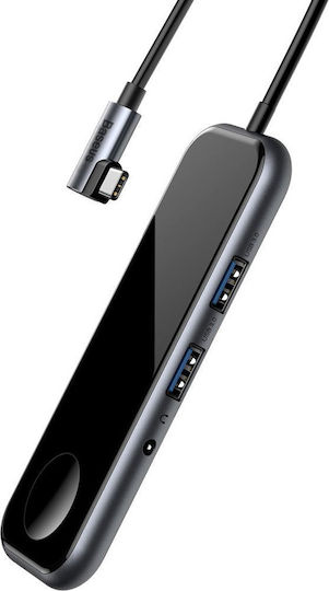 Baseus Superlative USB-C Docking Station mit HDMI 4K PD Schwarz