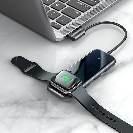 Baseus Superlative USB-C Docking Station mit HDMI 4K PD Schwarz