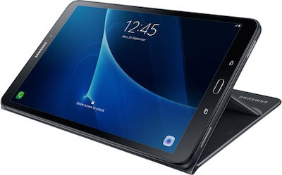 Samsung Flip Cover Δερματίνης Μαύρο (Galaxy Tab A 10.1 2016)