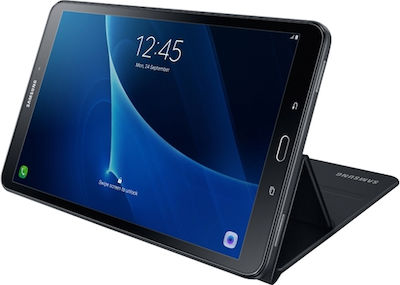 Samsung Flip Cover Δερματίνης Μαύρο (Galaxy Tab A 10.1 2016)