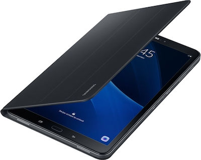 Samsung Flip Cover Δερματίνης Μαύρο (Galaxy Tab A 10.1 2016)