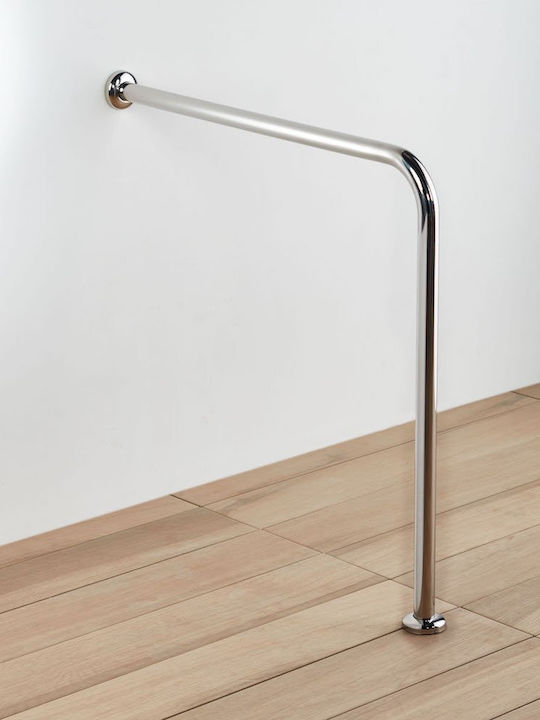 Tema Inox Bathroom Grab Bar for Persons with Disabilities 75cm Silver