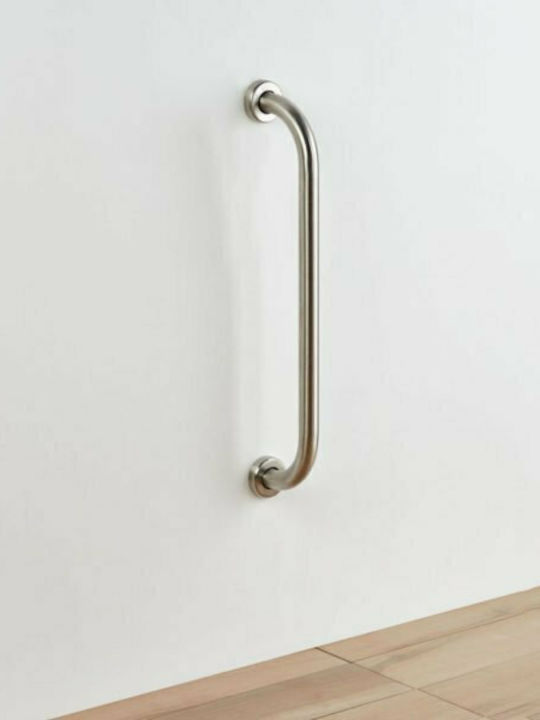 Tema Inox Bathroom Grab Bar for Persons with Disabilities 30cm Silver