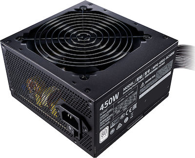 CoolerMaster MWE 450 Ver.2.0 450W Λευκό Τροφοδοτικό Υπολογιστή Full Wired 80 Plus Standard