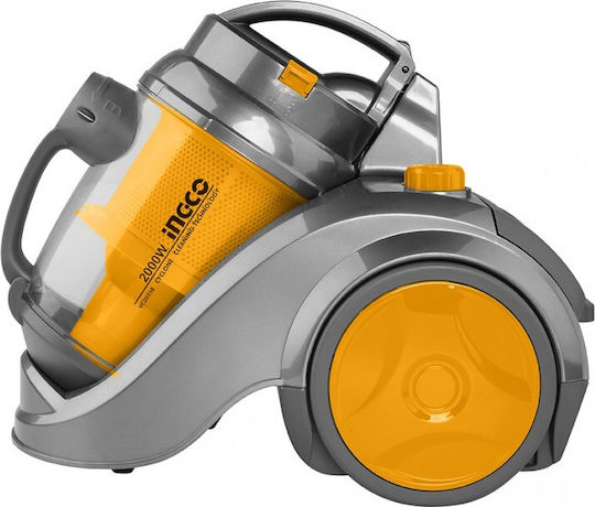 Ingco Cyclone Vacuum Dry 2000W with Plastic Bin 2.5lt