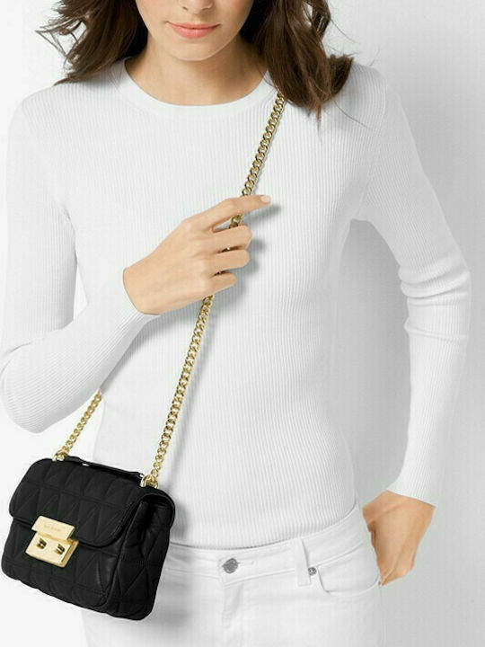 Michael Kors Sloan Small Leather Women's Bag Crossbody Black