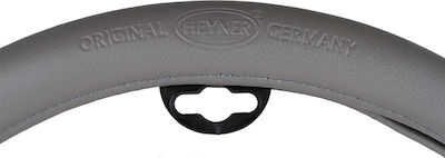 Heyner Car Steering Wheel Cover SoftComfort PRO with Diameter 37-39cm Synthetic Gray