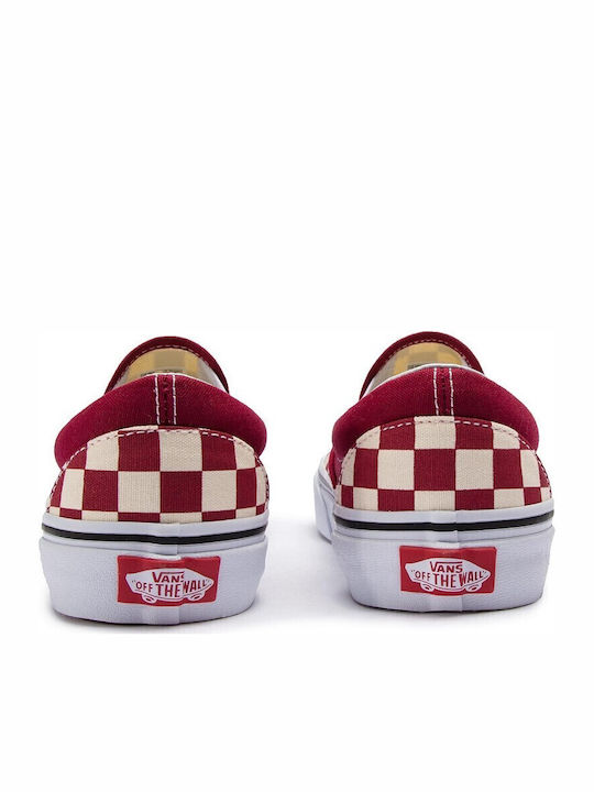 Checkerboard Πάνινα Ανδρικά Slip-On Rumba Red