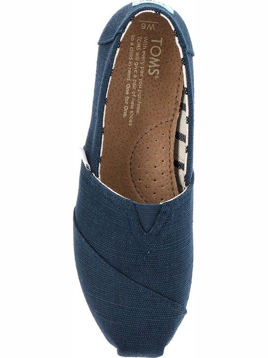 Classic Alpargatas Heritage Women's Fabric Espadrilles Navy Blue