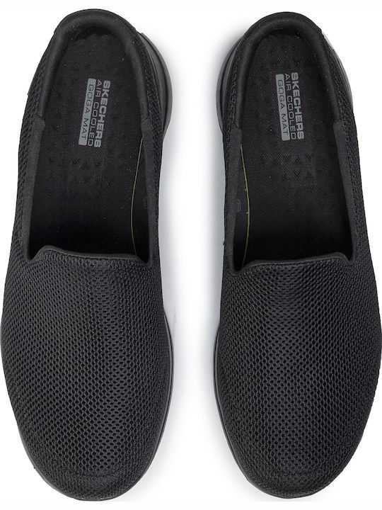 Gowalk 5 Γυναικεία Slip-On Μαύρα