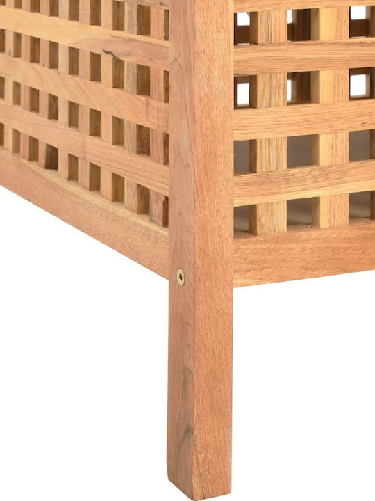 Bench Outdoor Wooden with Chest and Pillows 93x49x49cm