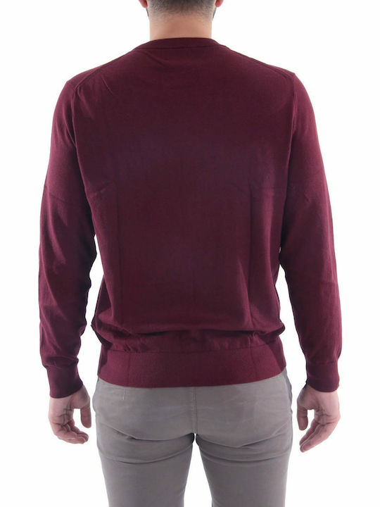 Nautica Men's Long Sleeve Sweater Burgundy