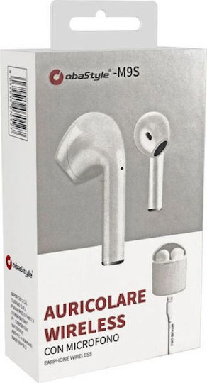 ObaStyle M9S In-ear Bluetooth Handsfree Căști cu Carcasă de Încărcare Alb