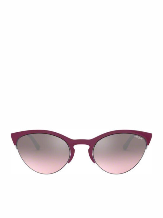 Vogue Sonnenbrillen Burgundisch mit Mixed Gestell
