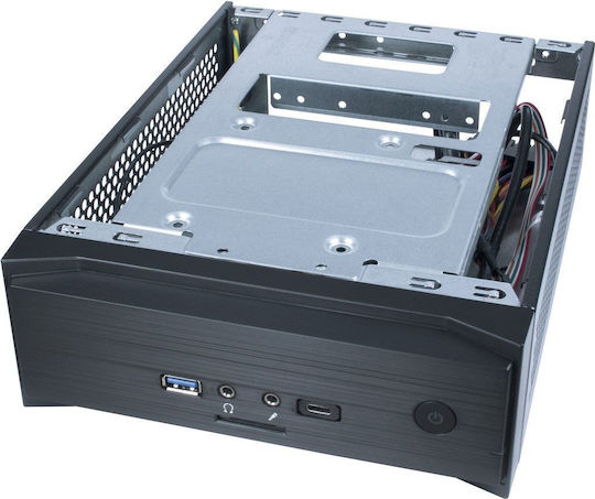 Inter-Tech MW-01 II Mini Tower Κουτί Υπολογιστή Μαύρο