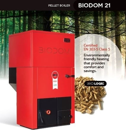 Biodom 21 Λέβητας Pellet 19518kcal/h