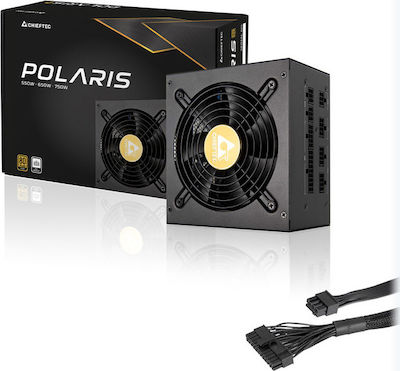 Chieftec Polaris 550W Black Computer Power Supply Full Modular 80 Plus Gold