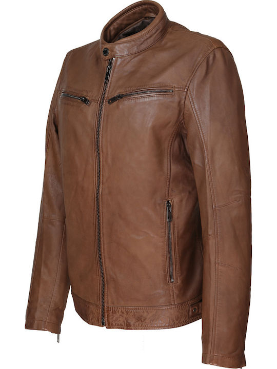 Leather jacket ARMA SANDRO Cigar