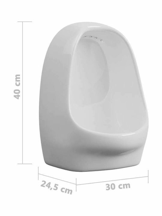 vidaXL Urinal White