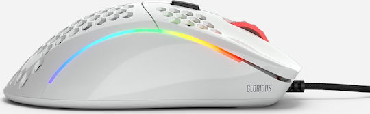 Glorious PC Gaming Race Model D RGB Gaming Mouse 12000 DPI Matte White