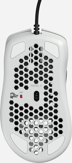 Glorious PC Gaming Race Model D RGB Gaming Mouse 12000 DPI Matte White