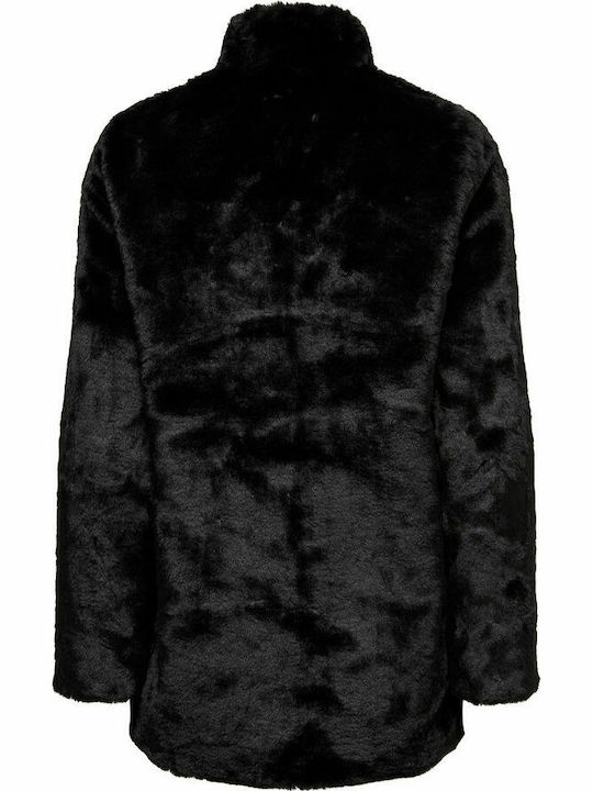 Women's Short Fur Black
