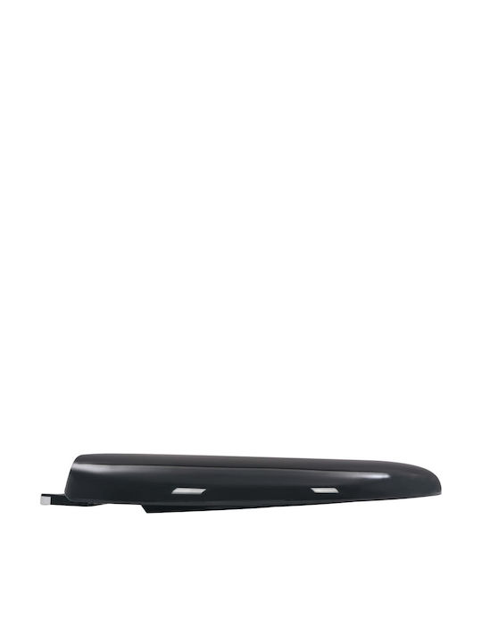 vidaXL Plastic Soft Close Toilet Seat Black 45.5cm