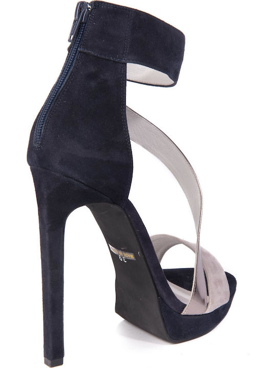 Jeffrey Campbell Sachet Sandalen Marineblau