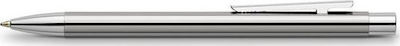 Faber-Castell Neo Slim Pen Ballpoint with Black Ink Stainless Steel Shiny