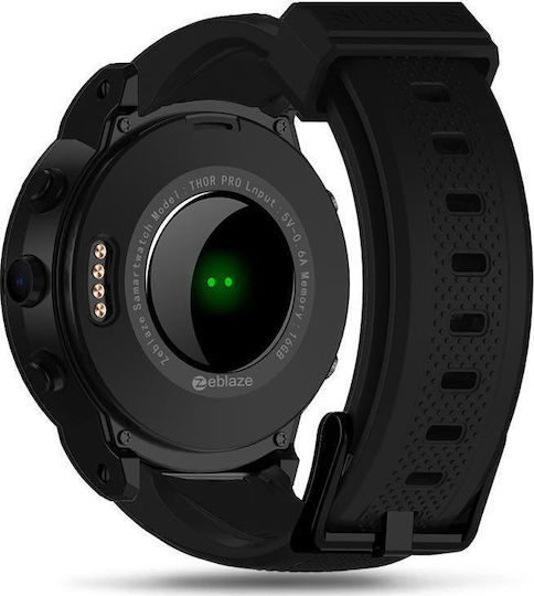 Zeblaze THOR PRO 3G 47mm Smartwatch με Παλμογράφο (Μαύρο)
