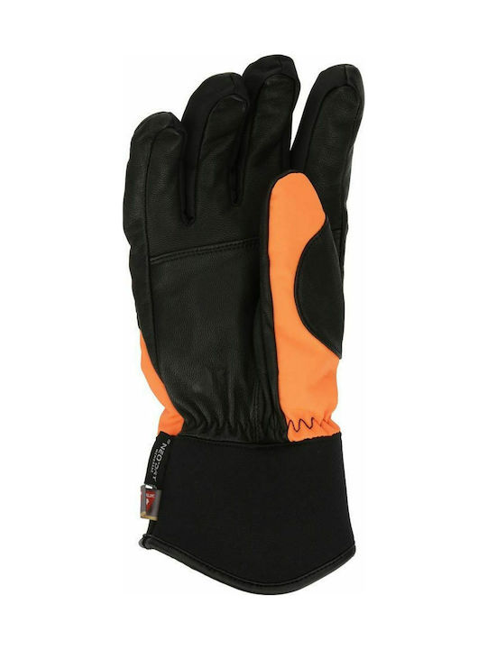 4F H4Z19-REM005 Men's Ski & Snowboard Gloves Orange