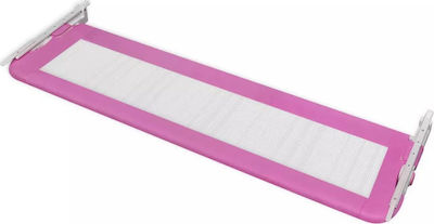 vidaXL Foldable Bed Rails made of Fabric in Pink Color 150x42cm 1pcs