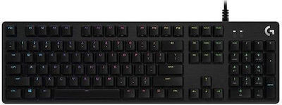 G512 SE Gaming Μηχανικό Πληκτρολόγιο με GX Blue διακόπτες και RGB φωτισμό (Αγγλικό US)