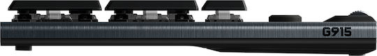 Logitech G915 Lightspeed Drahtlos Gaming Mechanische Tastatur mit GL Clicky Schaltern und RGB-Beleuchtung (Englisch US)