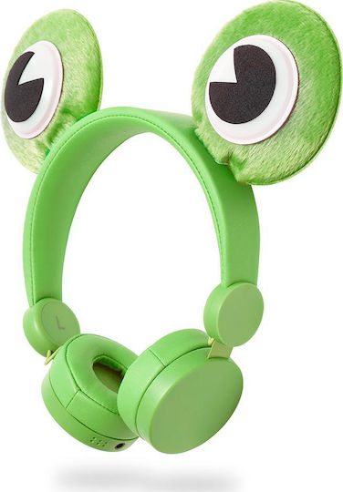 Nedis Animaticks Freddy Frog Cu fir Pentru copii On Ear Căști Verzi