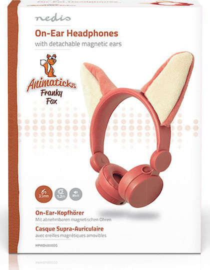 Nedis Жични On Ear Слушалки Оранжеви