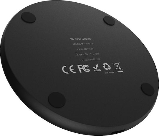 BlitzWolf Kabelloses Ladegerät (Qi Pad) 5W Schwarzs (BW-FWC3)