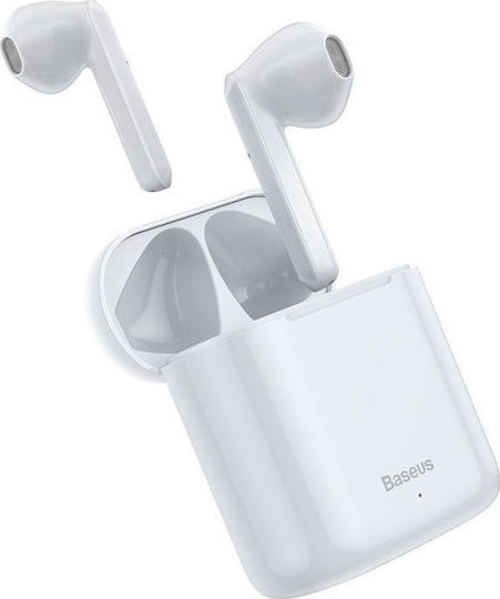 Baseus Encok W09 In-ear Bluetooth Handsfree Earphones with Sweat Resistance and Charging Case White