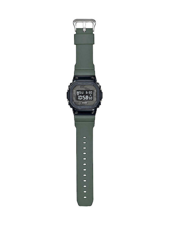 Casio G-Shock Digital Uhr Batterie mit Grün Kautschukarmband