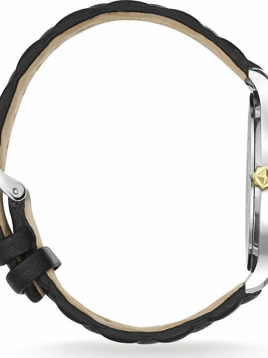 Thomas Sabo Rebel At Heart Γυναικείο Ρολόι 38mm Μπαταρίας με Μαύρο Δερμάτινο Λουράκι