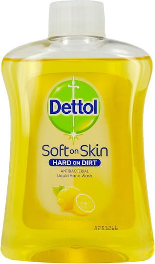 Dettol Citrus Soft On Skin Hard On Dirt Refill Cream Soap 250ml