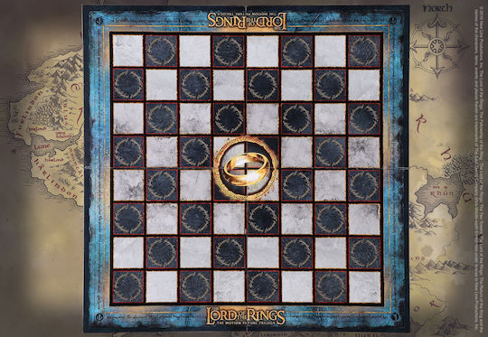 The Noble Collection Lord Of The Rings: Battle For Middle-Earth Σκάκι με Πιόνια 47x47cm