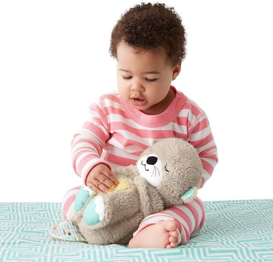 Fisher Price Sleep Toy Otter with Breathing Movement made of Fabric with Music for 0++ Months