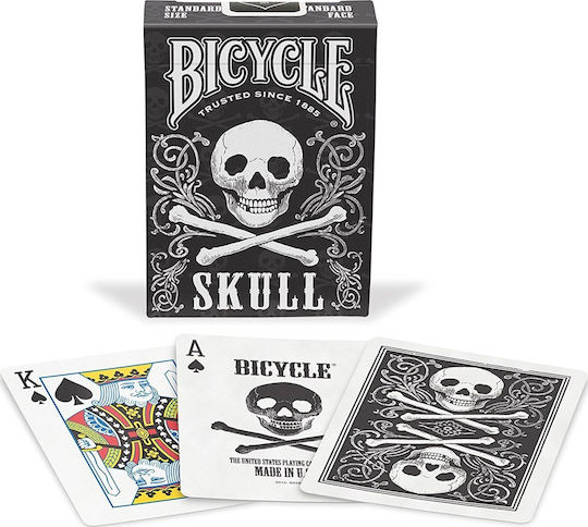 Bicycle Skull Колекционерска Тесте Пластмасово покритие