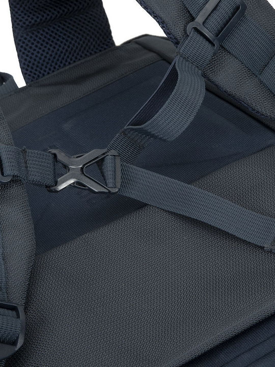 Rivacase Borneo Gaming Backpack Αδιάβροχη Τσάντα για Laptop 17.3" με Θύρα USB Dark Blue
