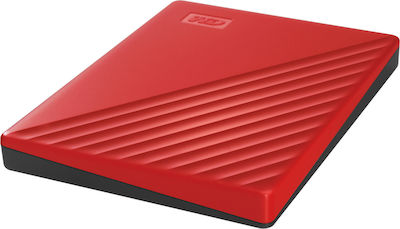 Western Digital My Passport (2019) USB 3.2 External 2.5" HDD 2TB Red