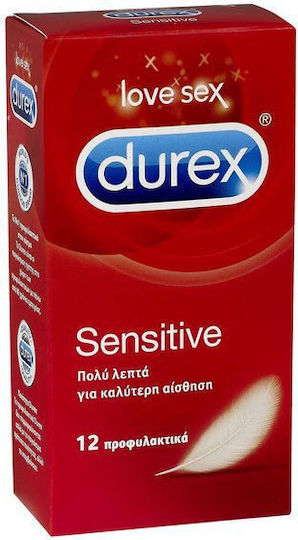 Durex Προφυλακτικά Sensitive 12τμχ 56mm